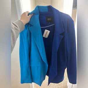 Two toned blue blazer